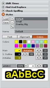 Sublime HD Styles Dialog