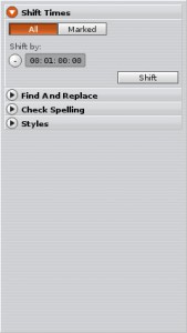 Sublime Shift Times Dialog